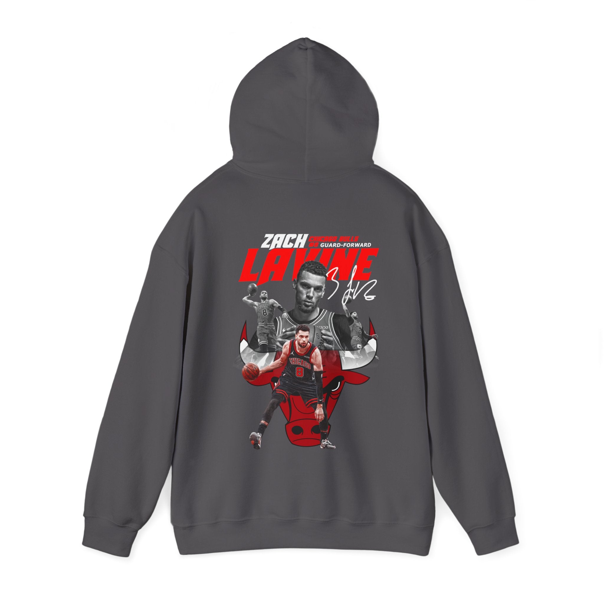 Sudadera con capucha. Baloncesto. Zach Lavine. Chicago Bulls