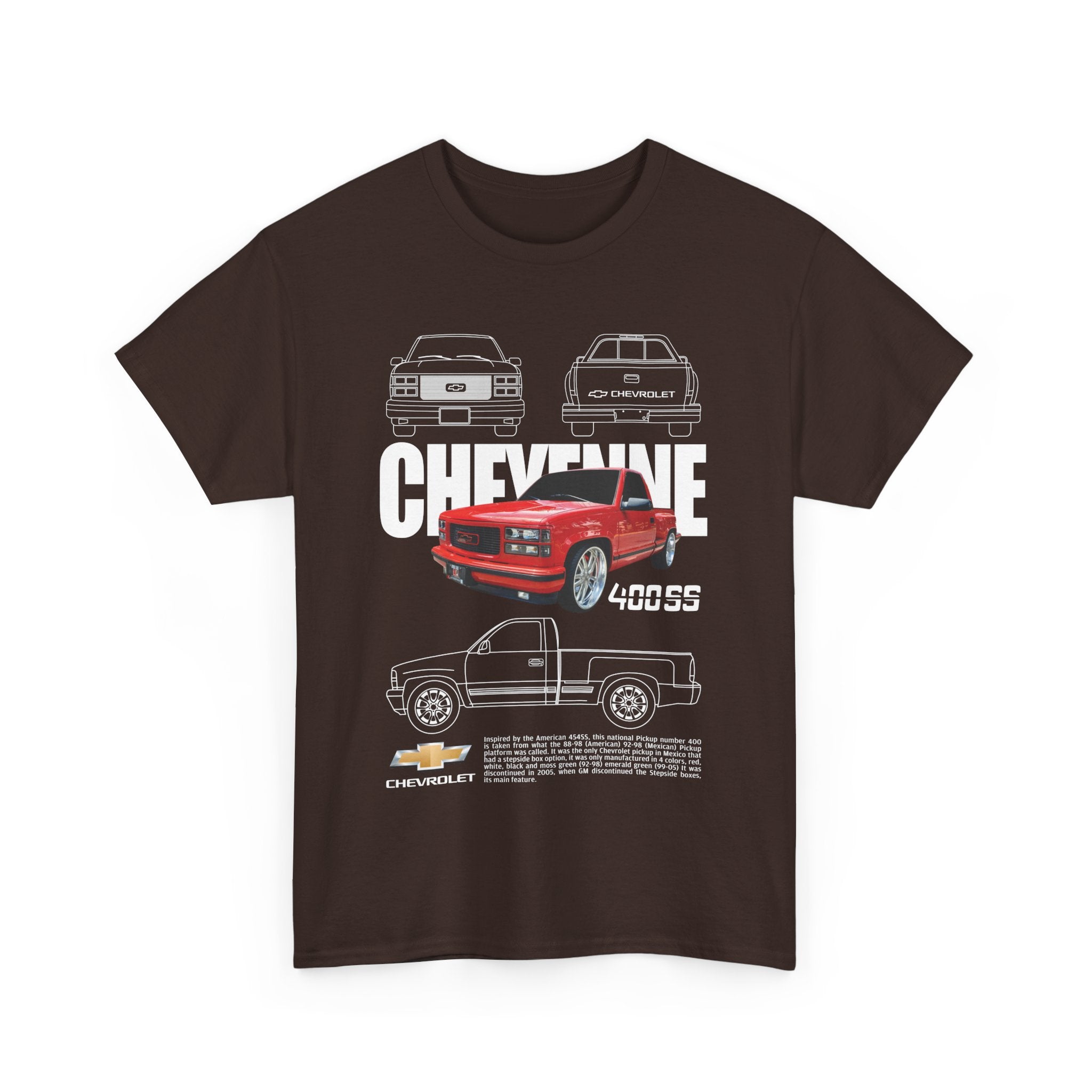 Camiseta coche. Unisex. Cheyenne 400ss