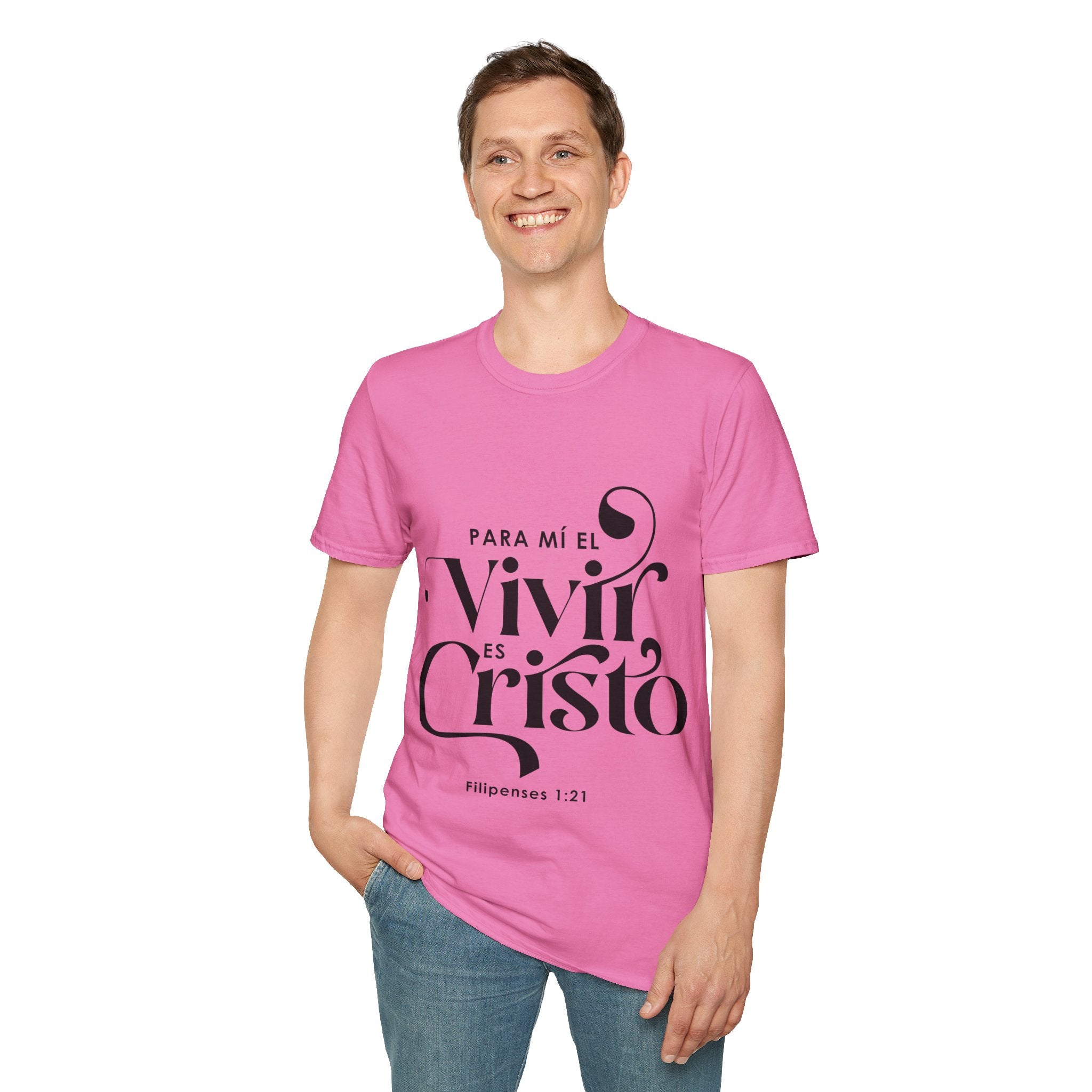 Camiseta Tema Cristiano - Para mi vivir es Cristo