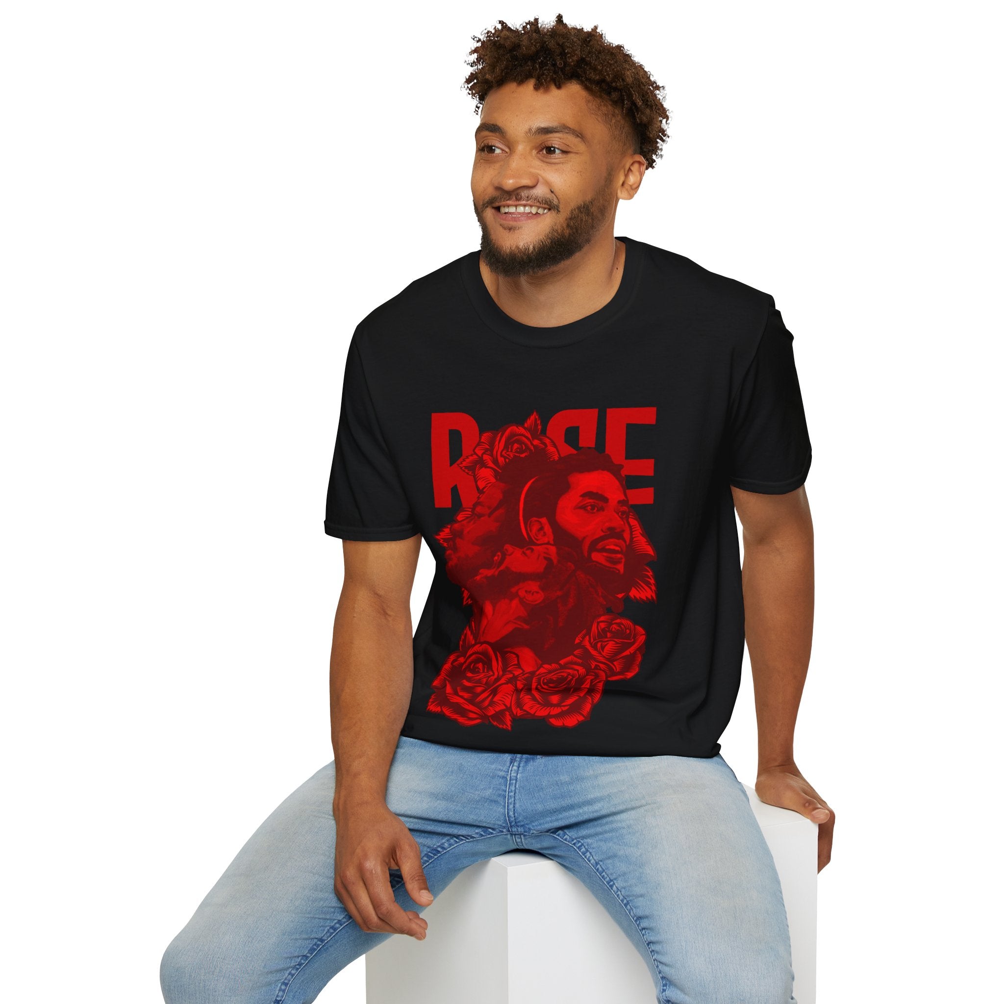 Derrick Rose NBA Camiseta unisex de estilo suave de baloncesto