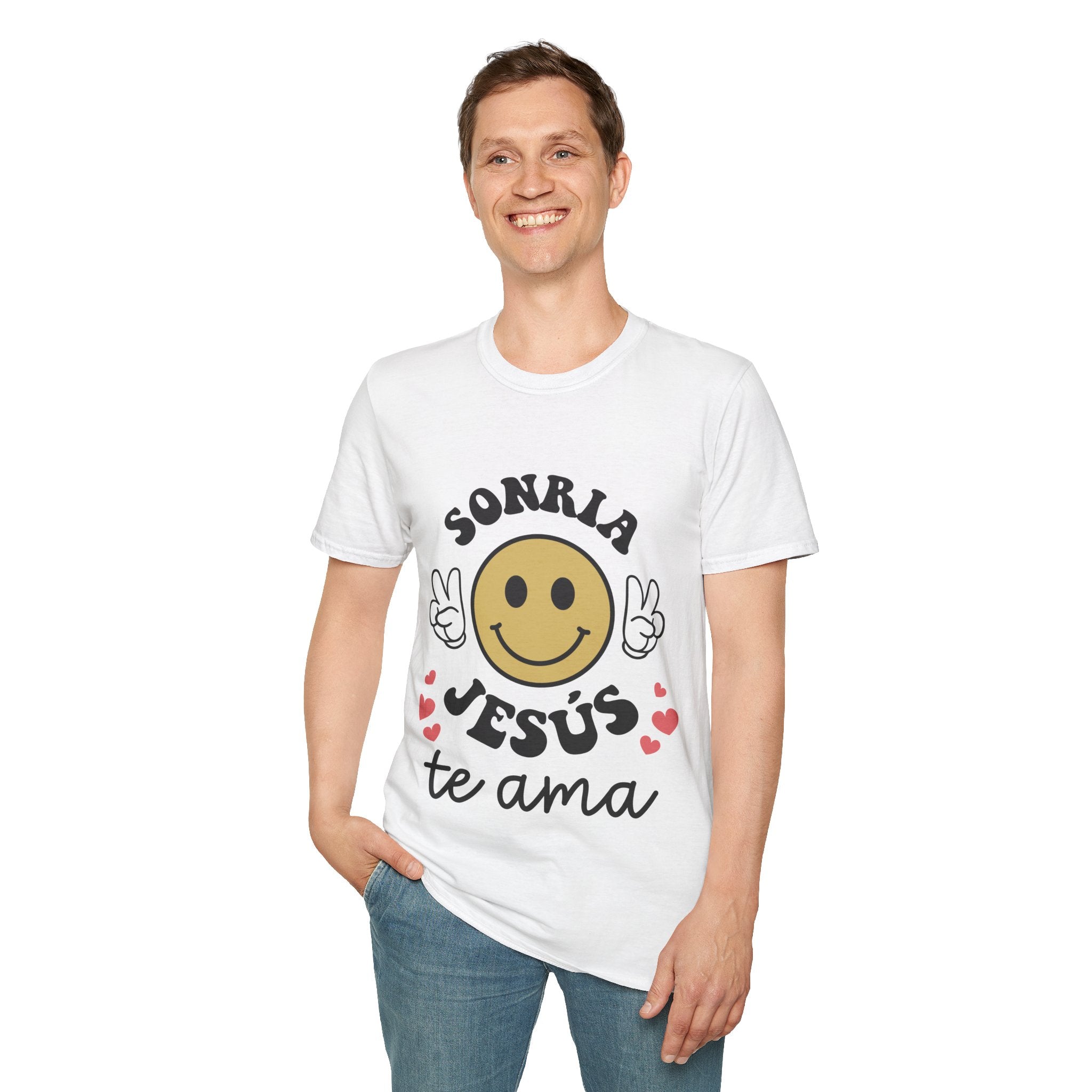 Camiseta Sonrie, Jesus Te Ama