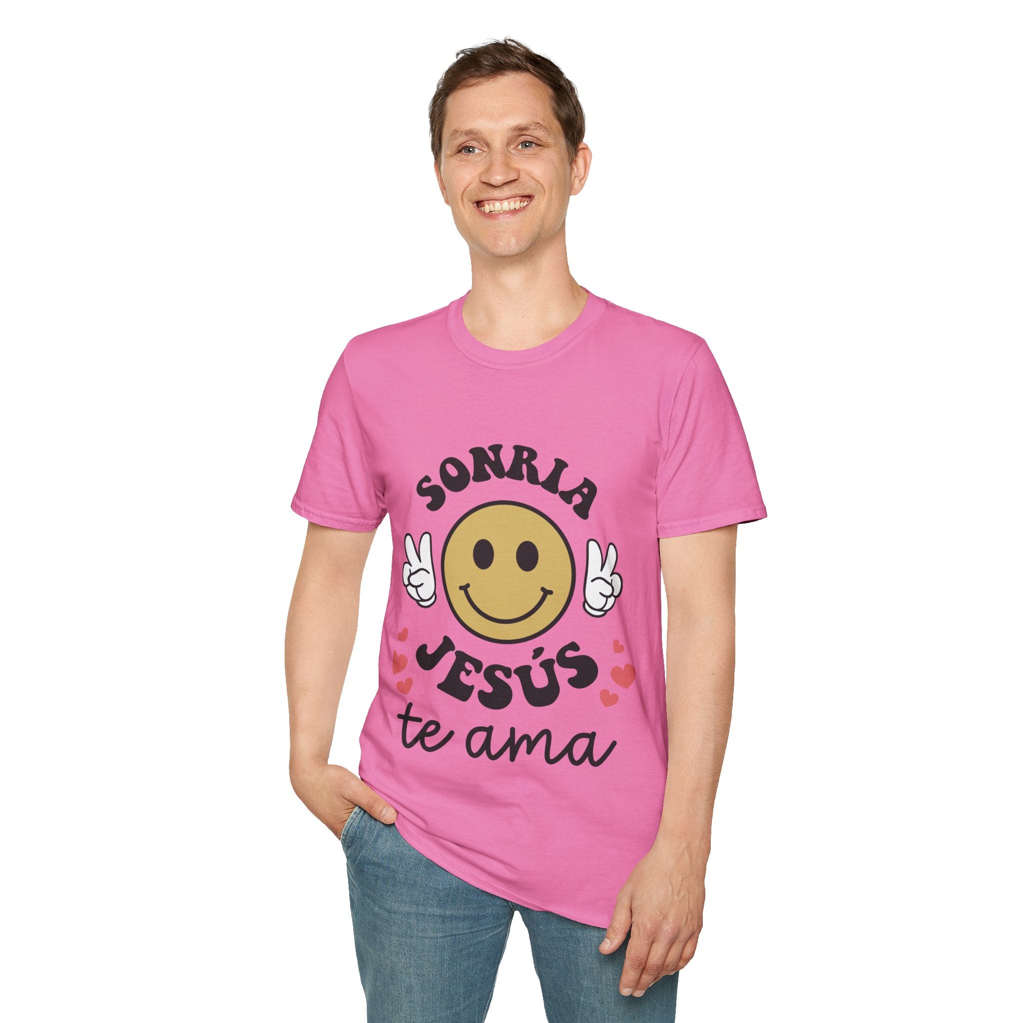 Camiseta Sonrie, Jesus Te Ama