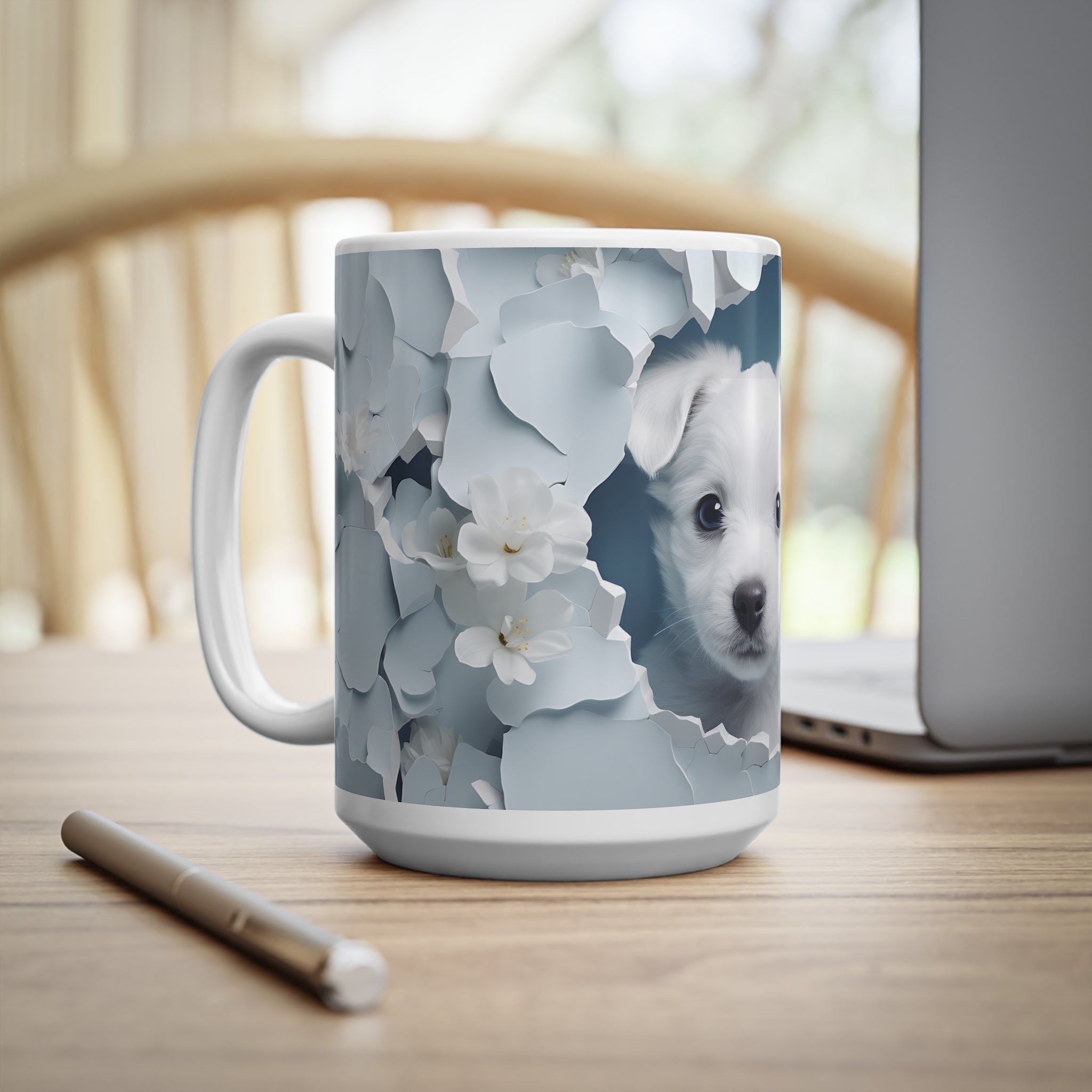 Taza 3D Perro Cerámica