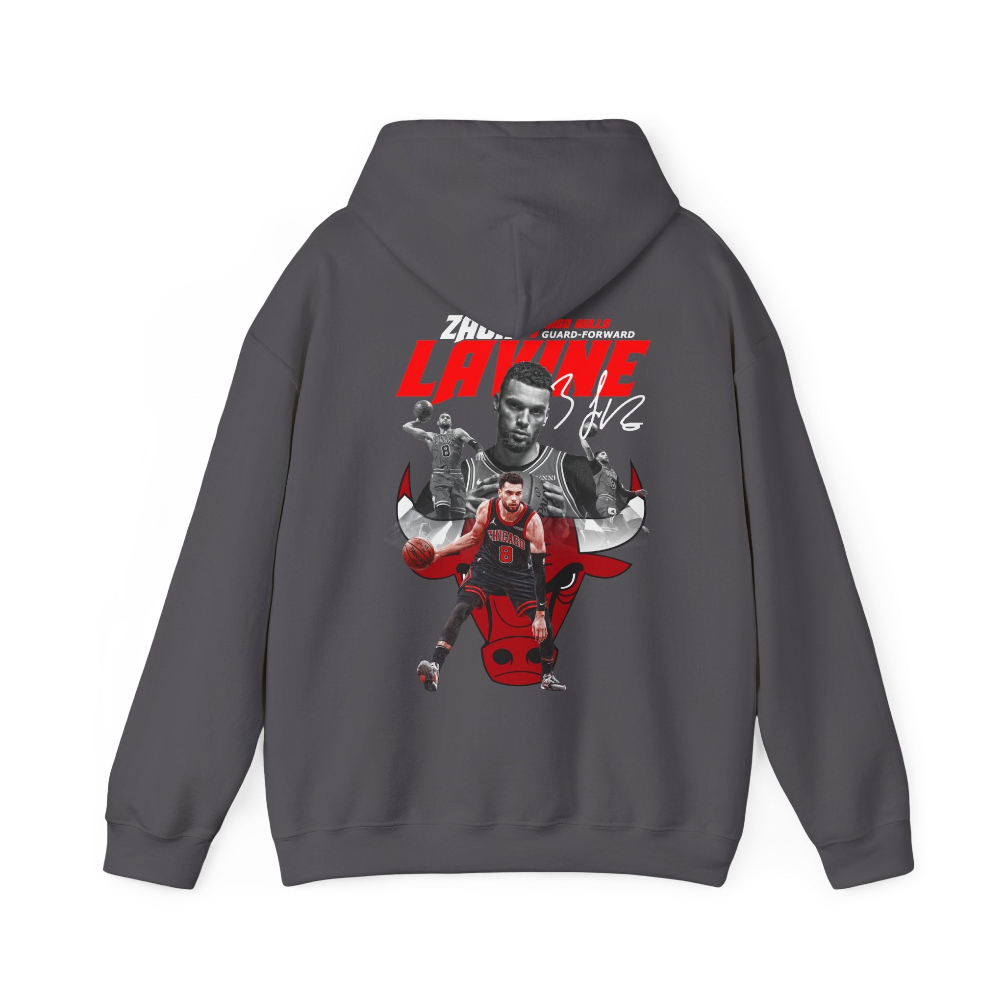 Sudadera con capucha. Baloncesto. Zach Lavine. Chicago Bulls