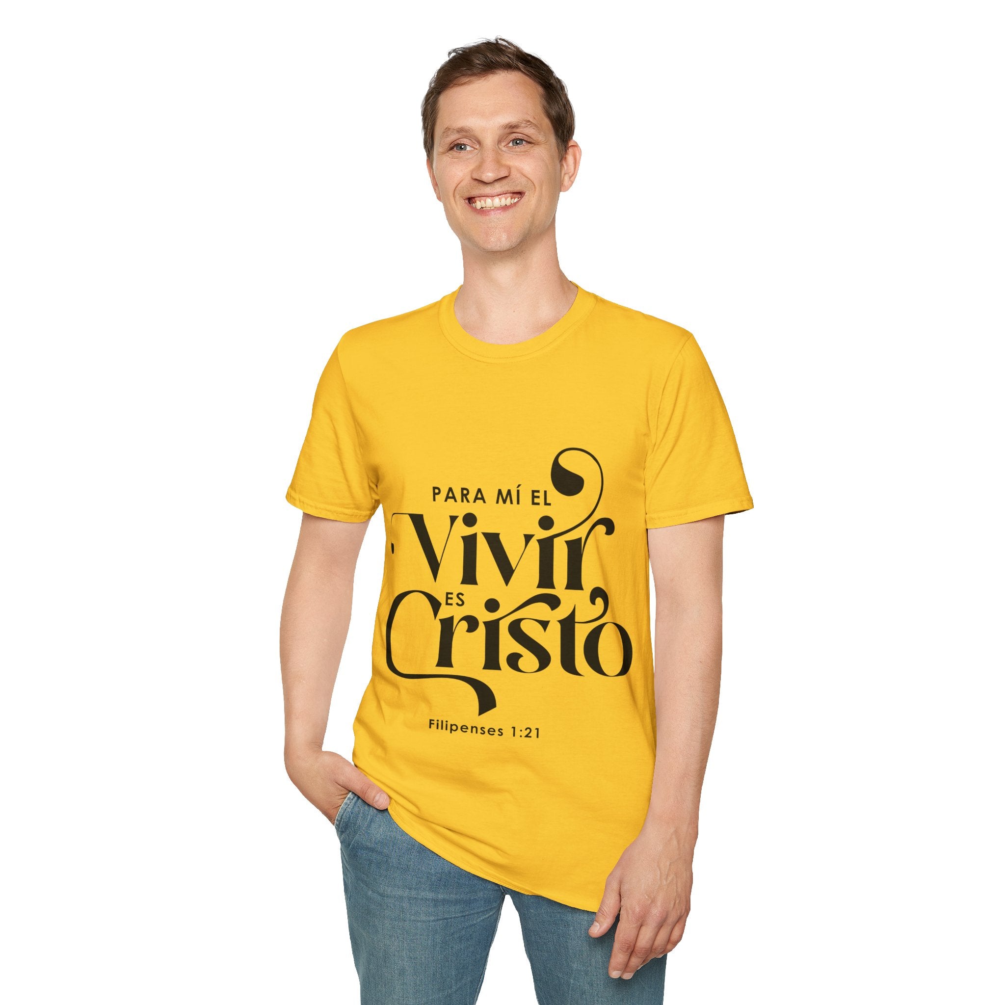 Camiseta Tema Cristiano - Para mi vivir es Cristo