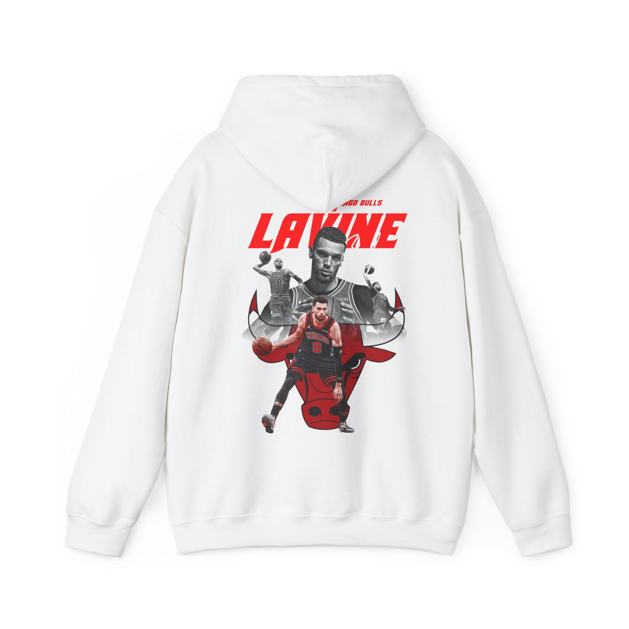 Sudadera con capucha. Baloncesto. Zach Lavine. Chicago Bulls