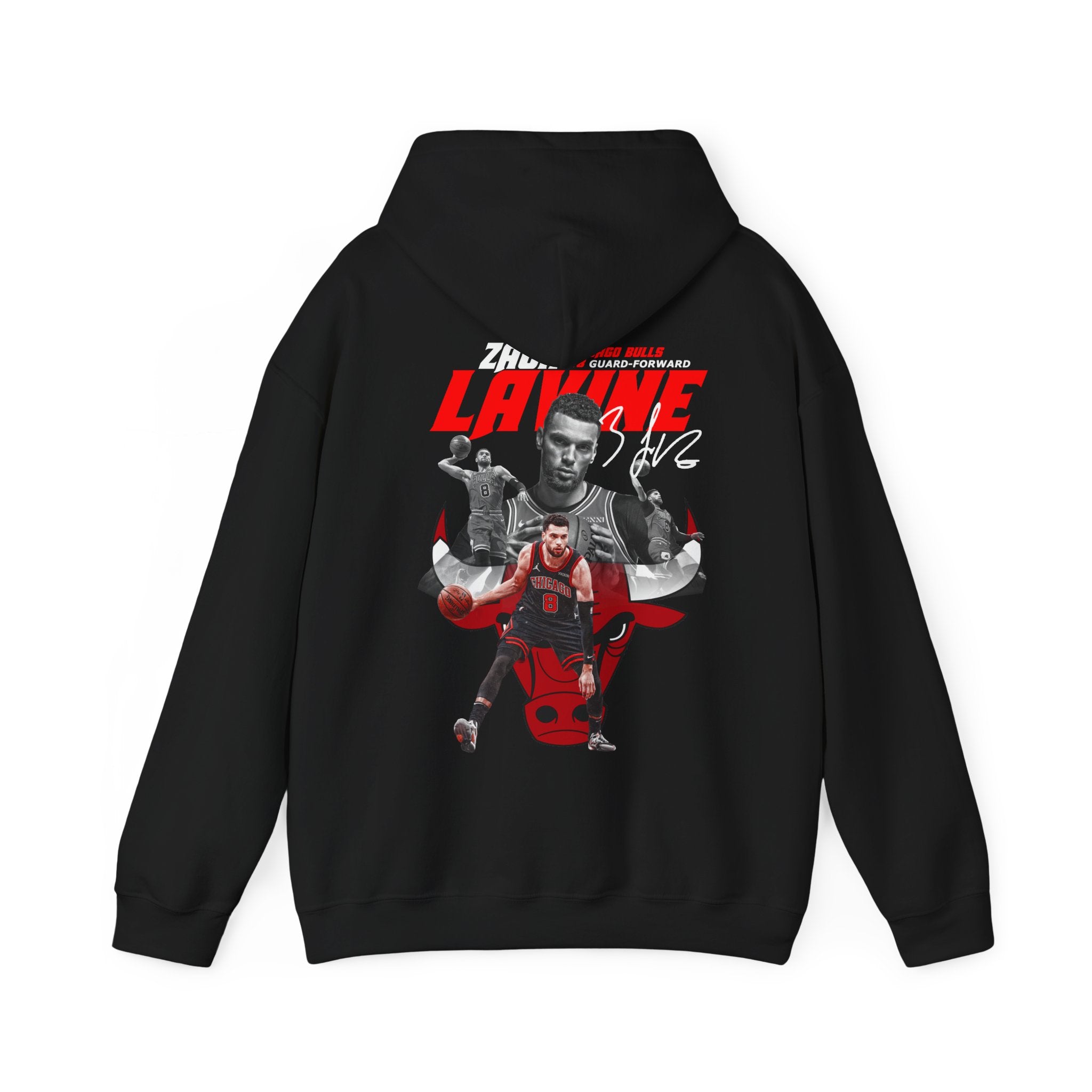 Sudadera con capucha. Baloncesto. Zach Lavine. Chicago Bulls