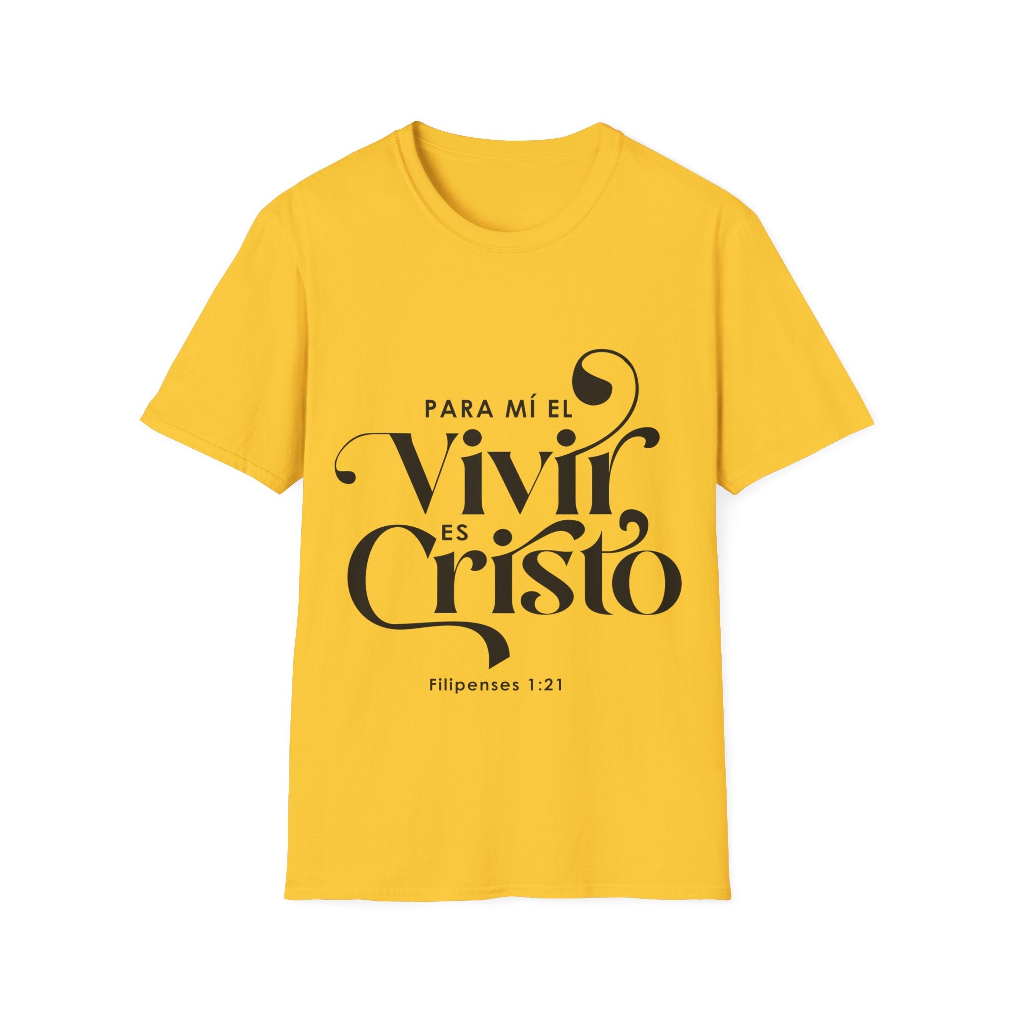 Camiseta Tema Cristiano - Para mi vivir es Cristo