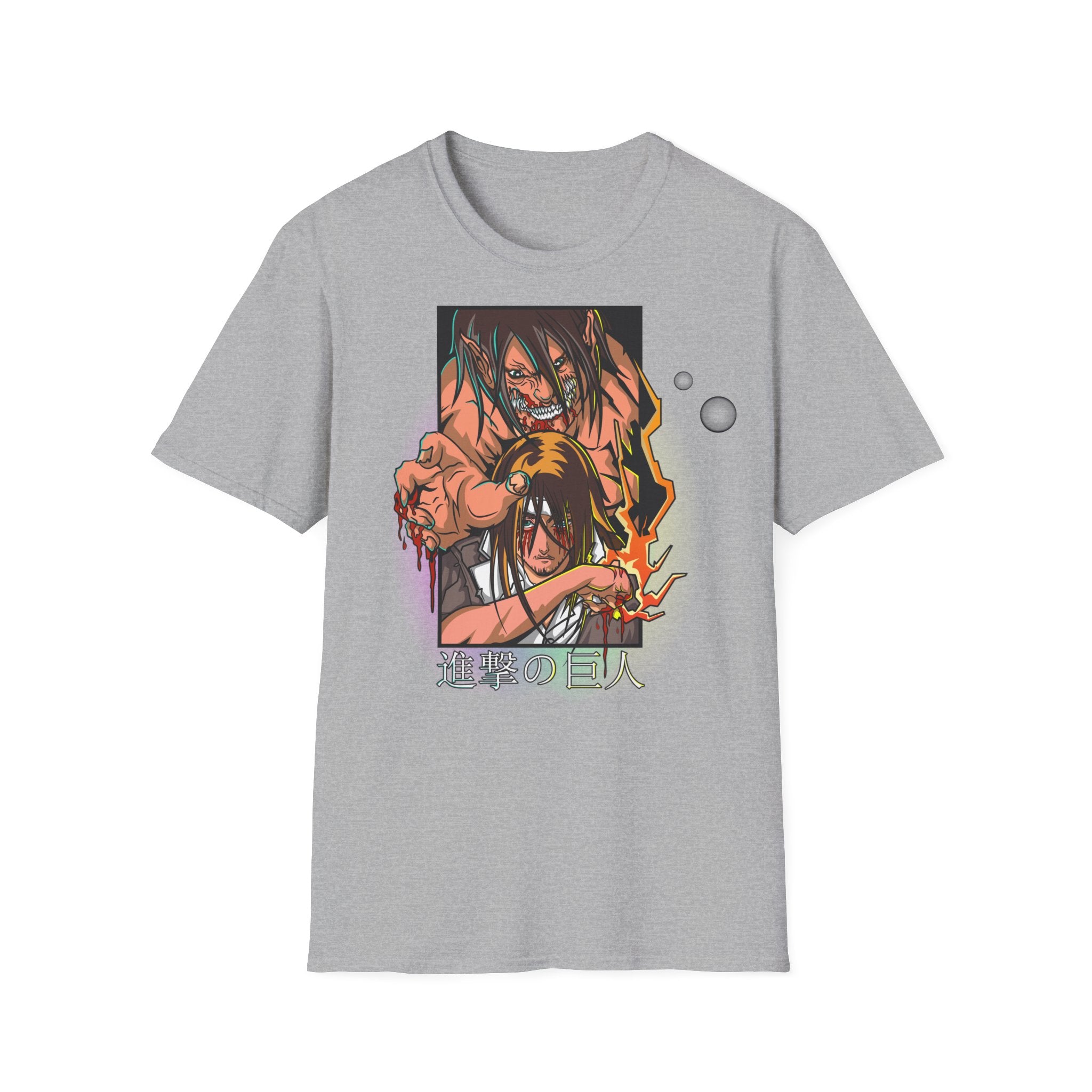 Camiseta Unisex Attack On Titans - Manga Corta