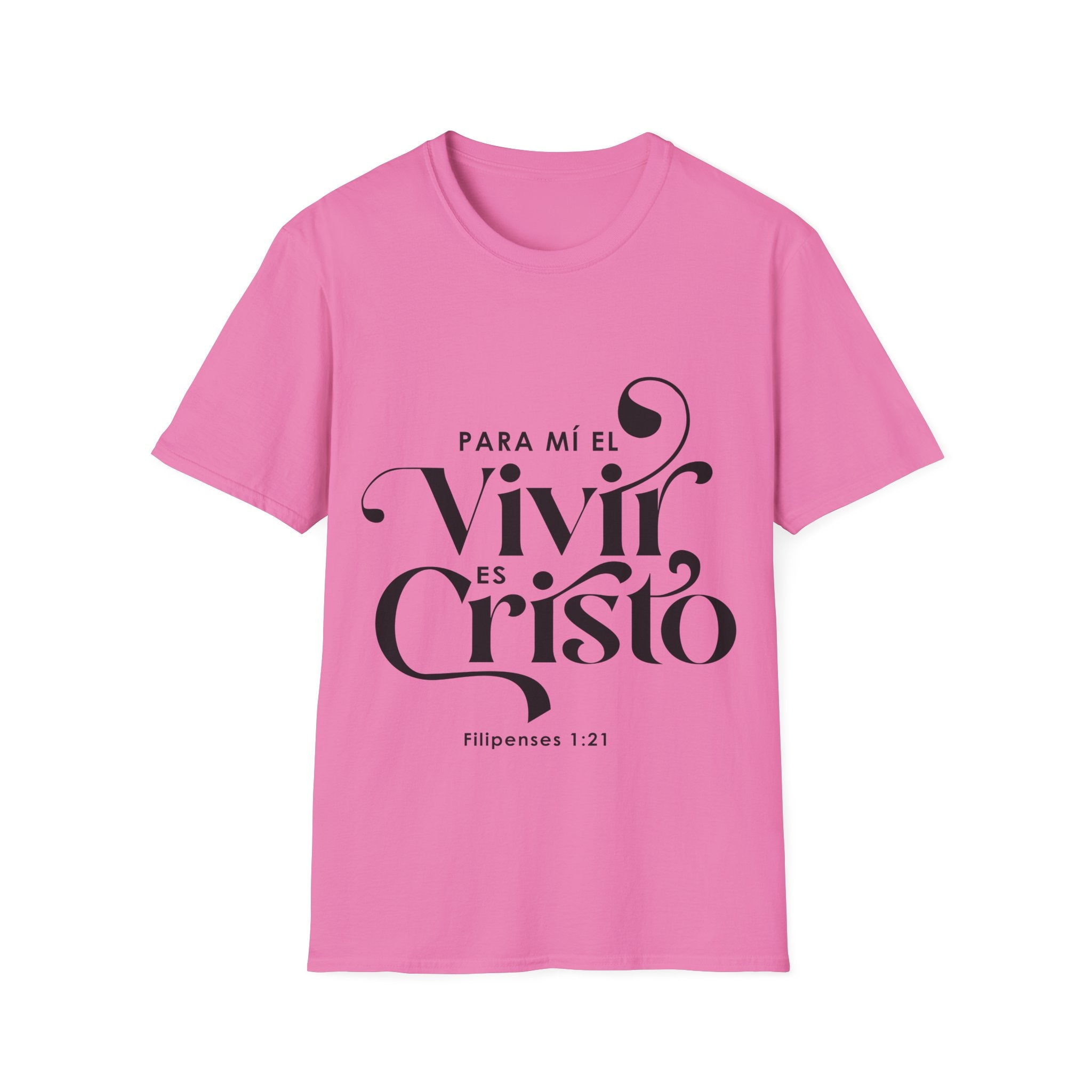 Camiseta Tema Cristiano - Para mi vivir es Cristo