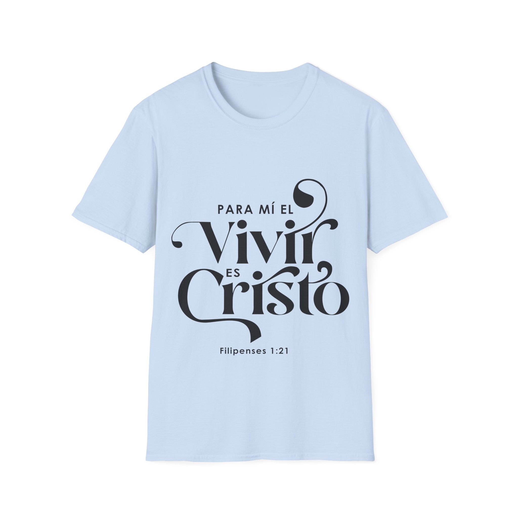 Camiseta Tema Cristiano - Para mi vivir es Cristo