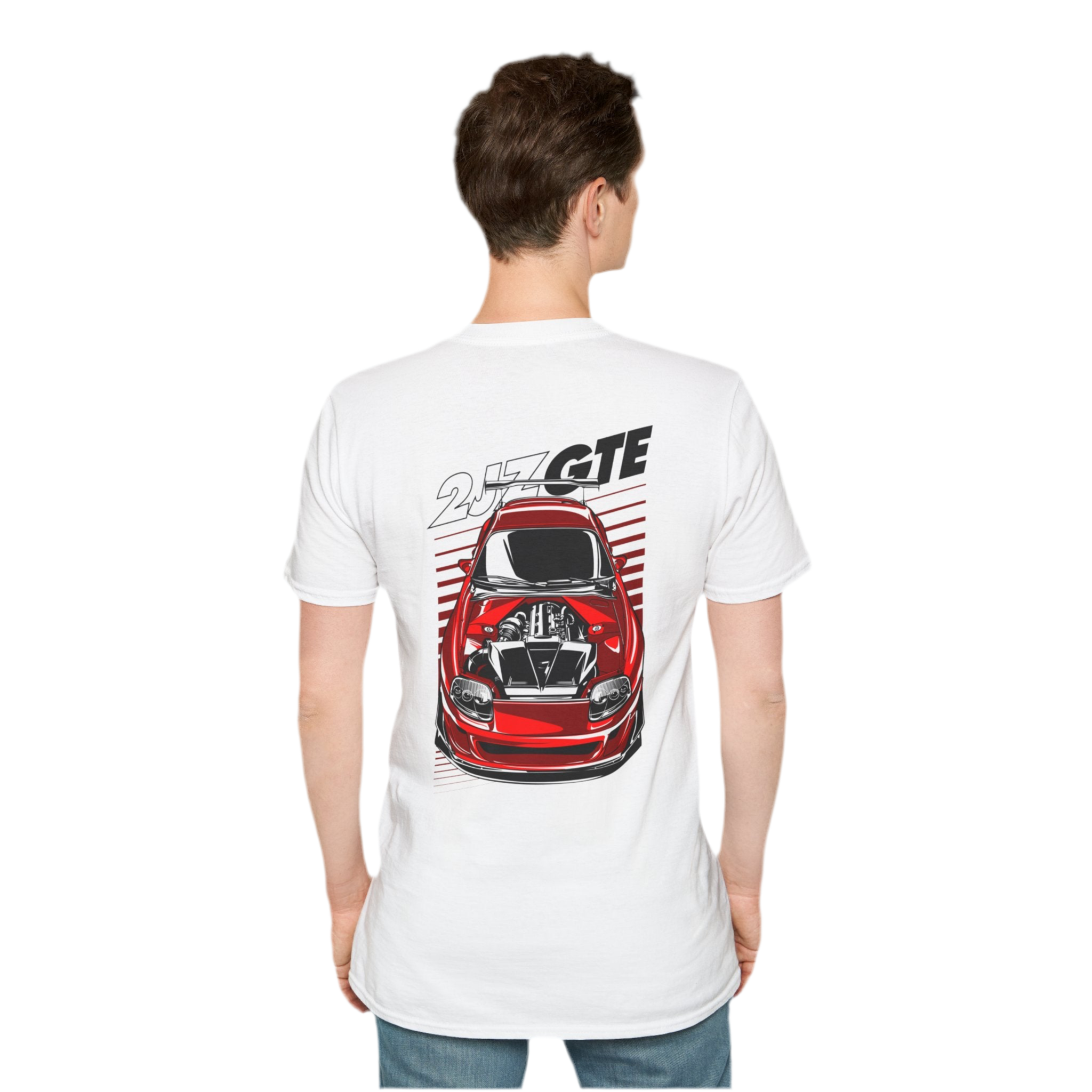 Camiseta coche 2JZ GTE diseño - Softstyle manga corta