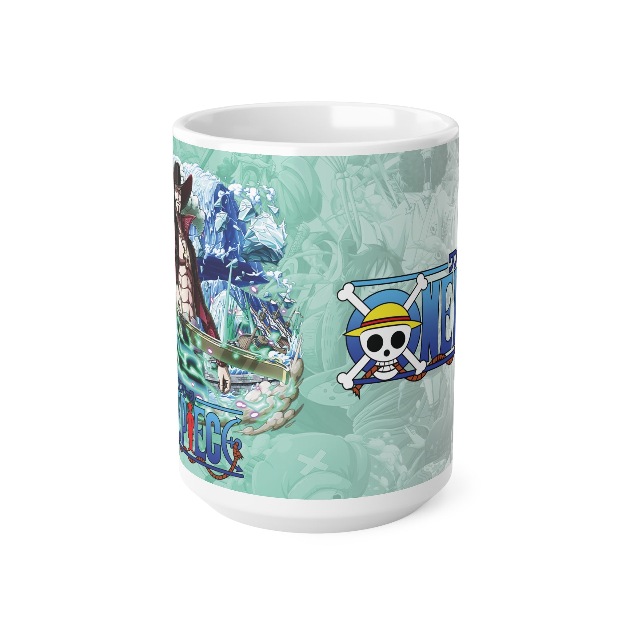 Taza de café Personaje Dracule Mihawk de One Piece