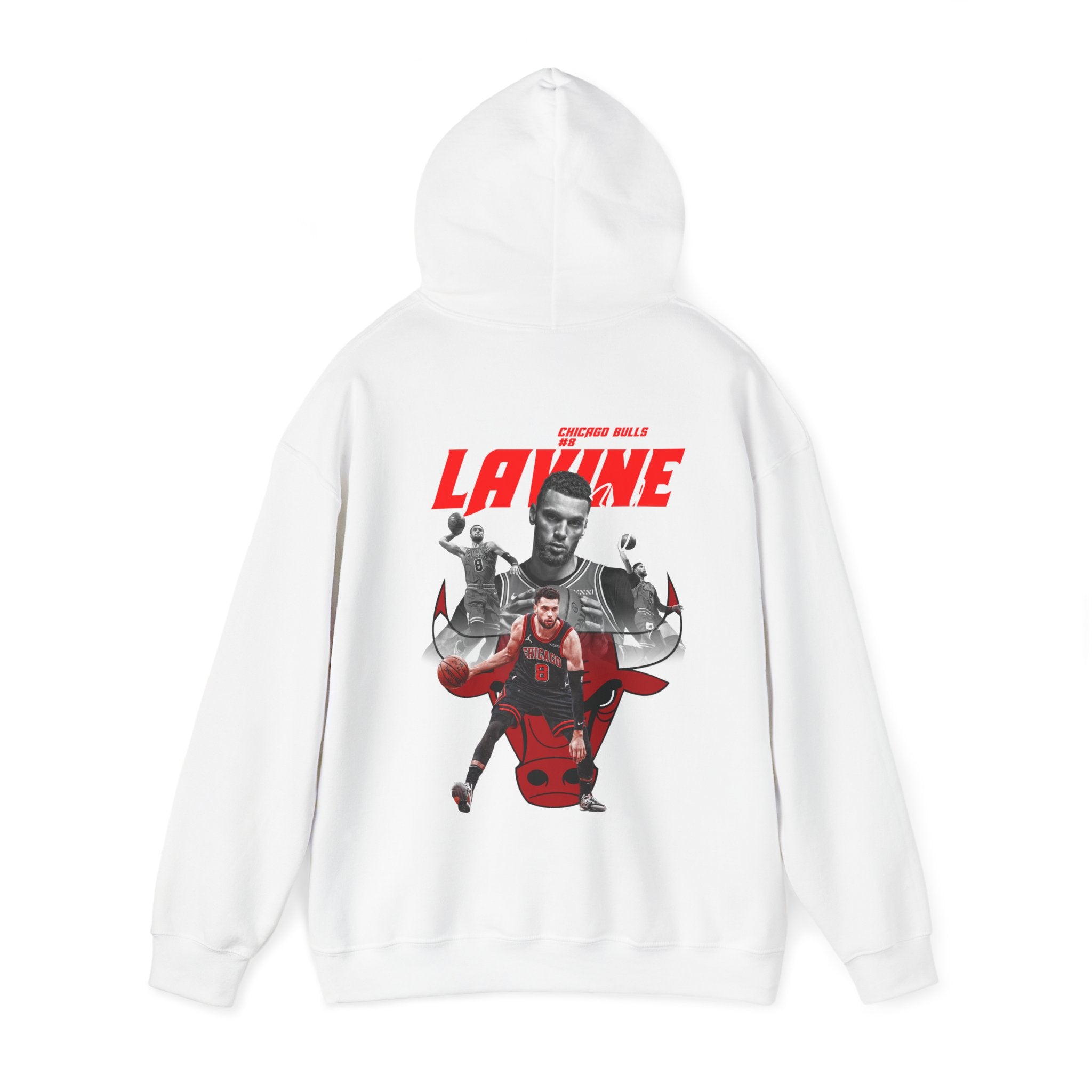 Sudadera con capucha. Baloncesto. Zach Lavine. Chicago Bulls