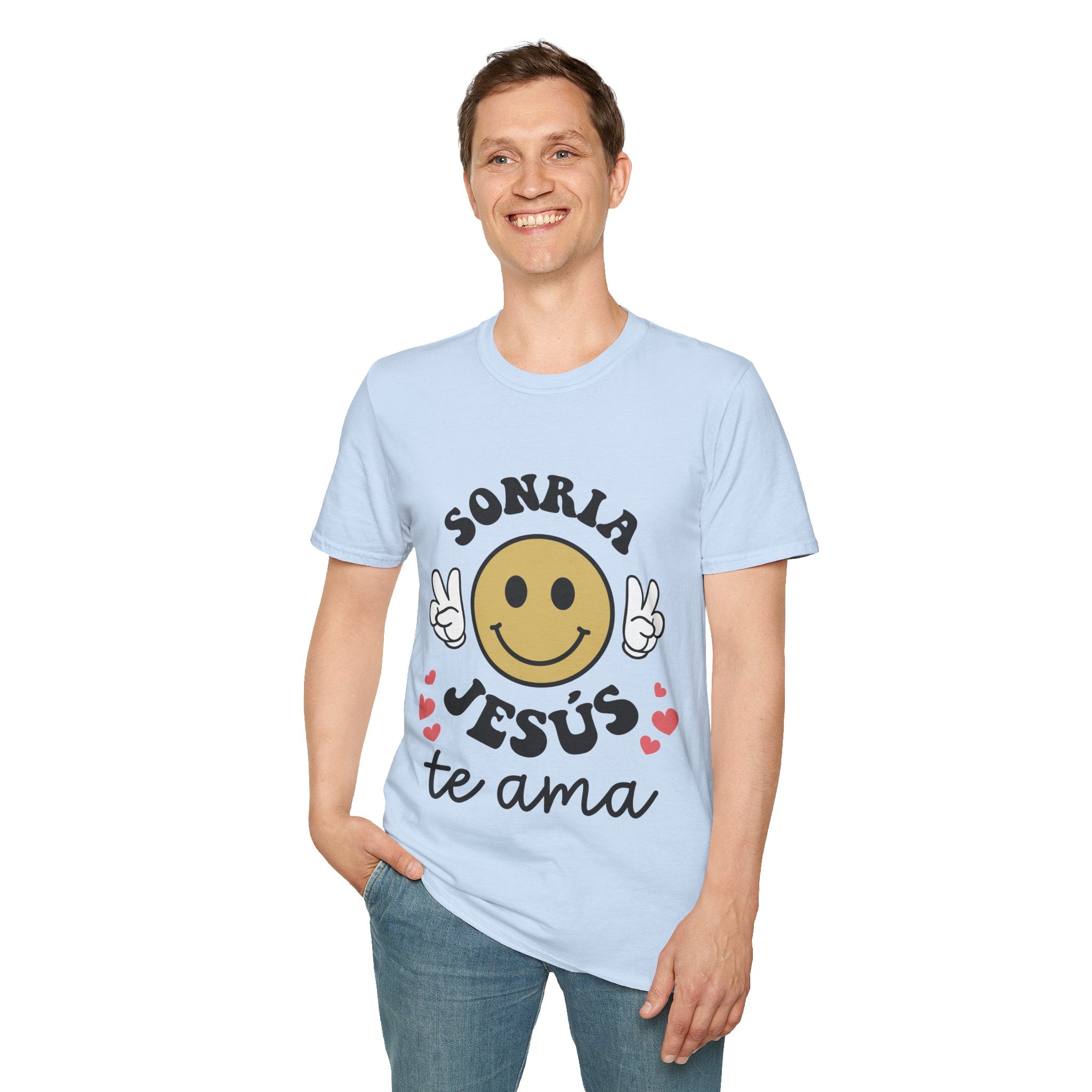 Camiseta Sonrie, Jesus Te Ama