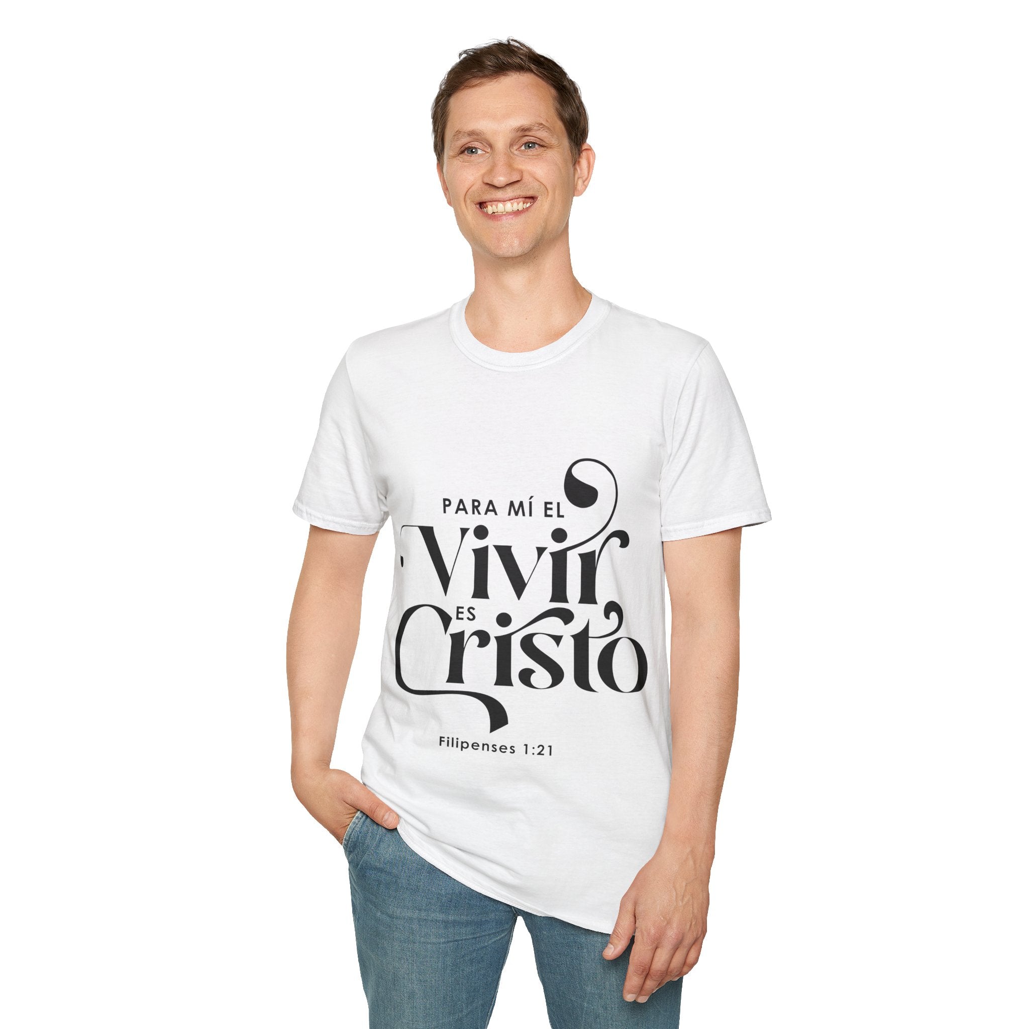 Camiseta Tema Cristiano - Para mi vivir es Cristo