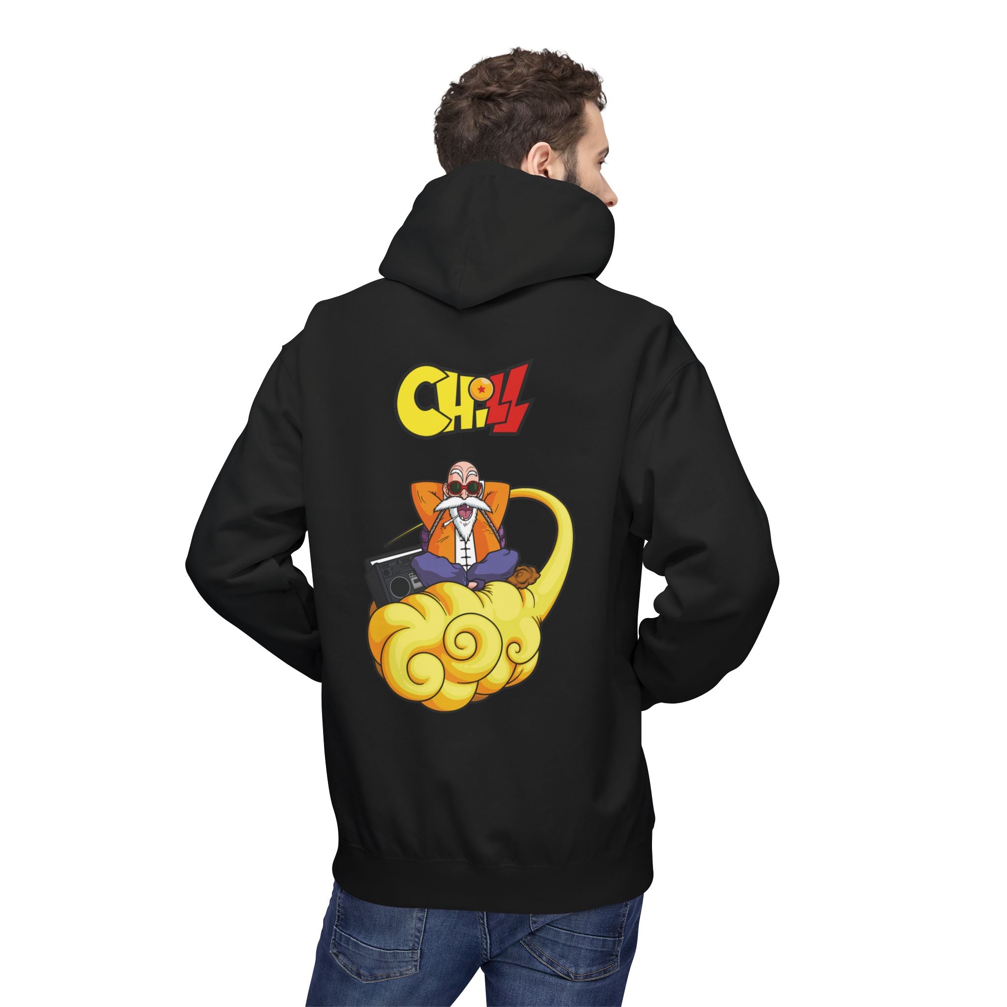 Dragon Ball Maestro Roshi. Chill. Sudadera con capucha