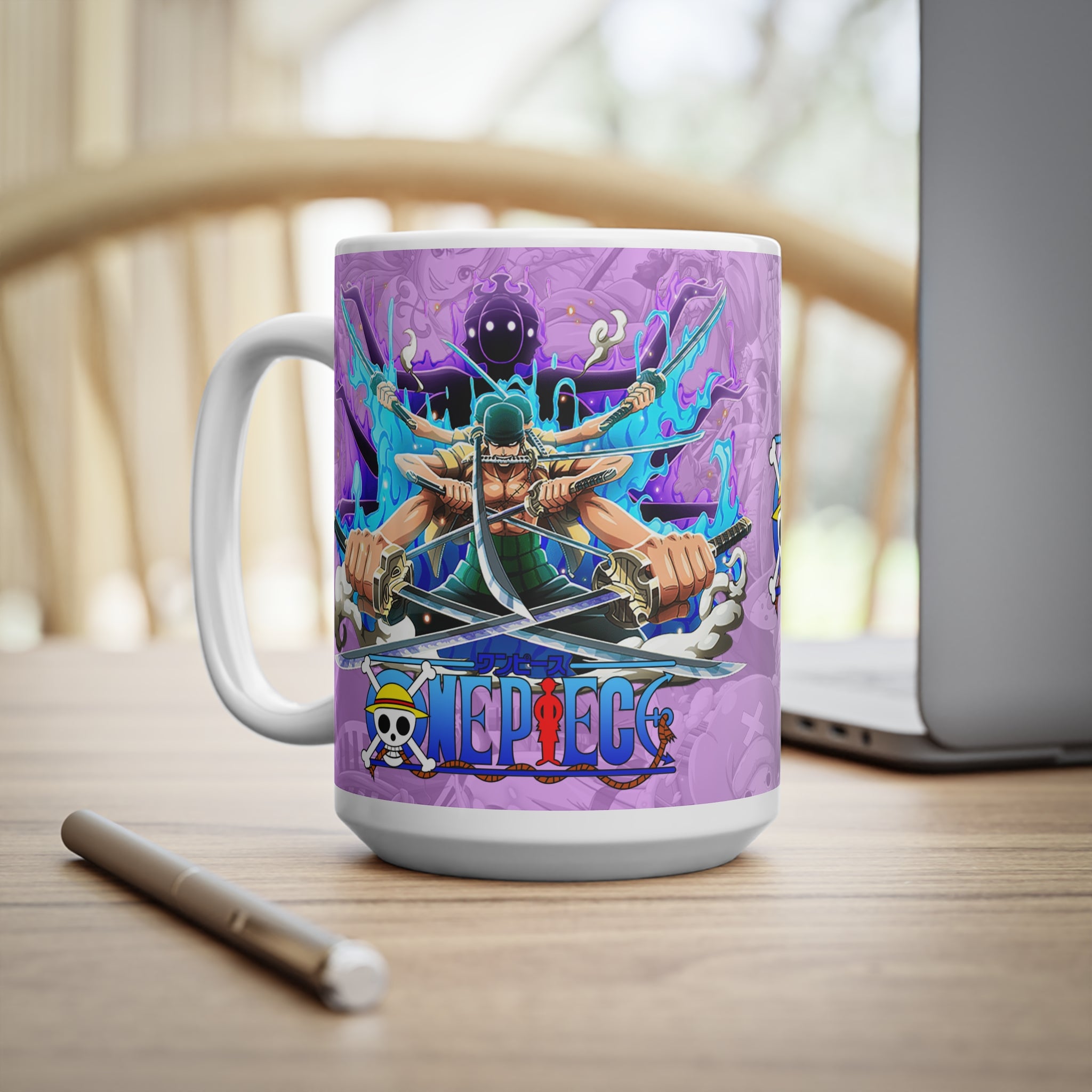 Taza de café. One Piece. Zoro