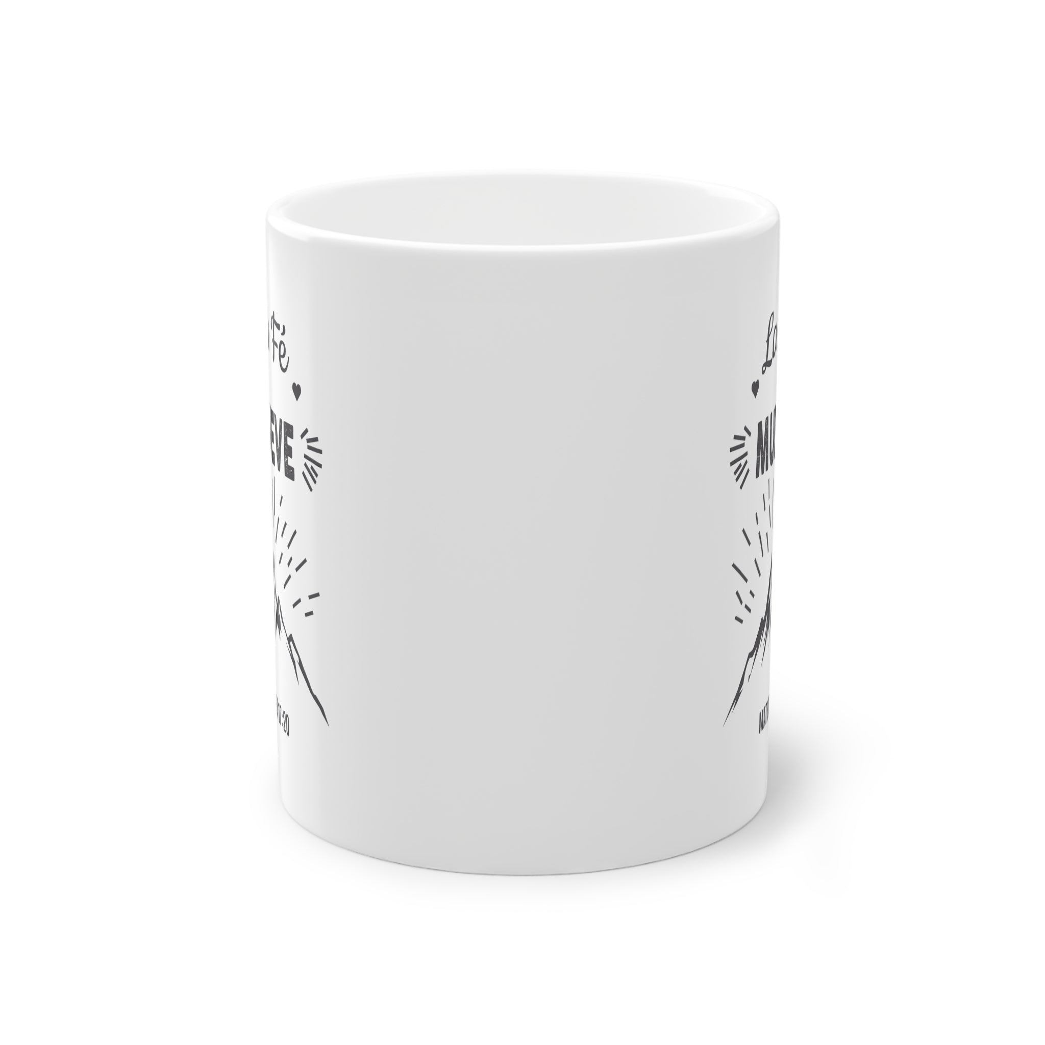 Taza Cristiana - La Fe mueve Montañas