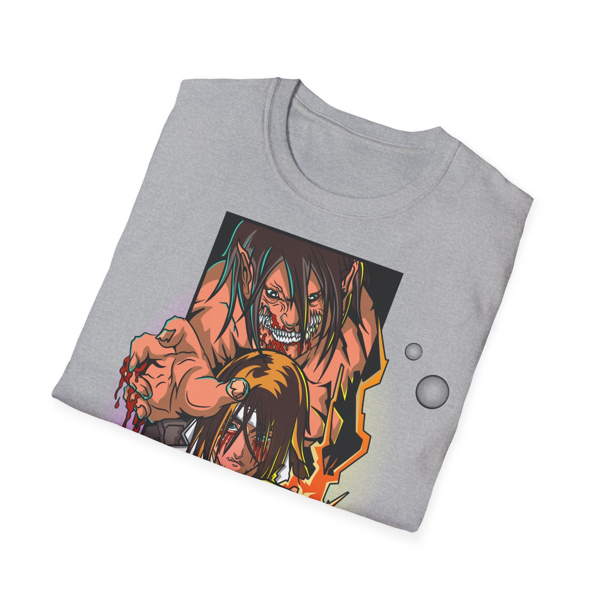 Camiseta Unisex Attack On Titans - Manga Corta