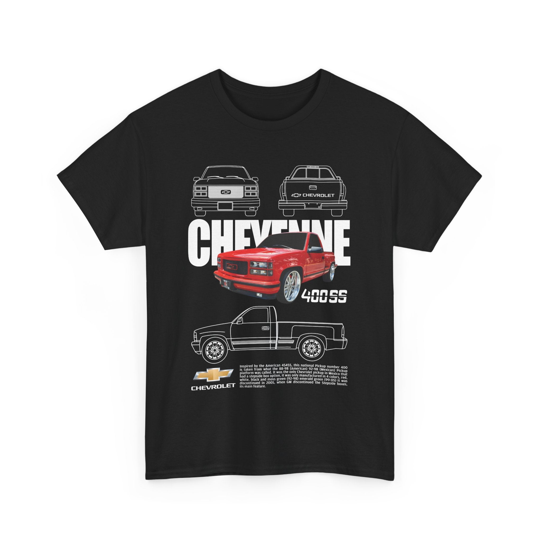 Camiseta coche. Unisex. Cheyenne 400ss