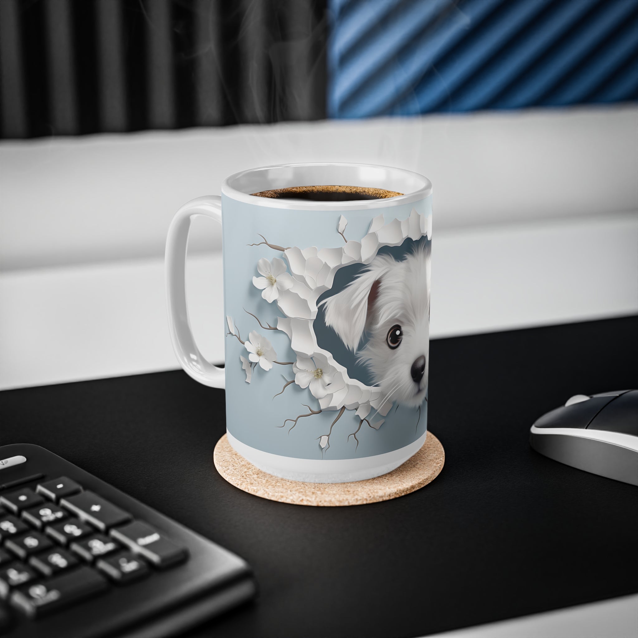 Taza Café 3D Perro