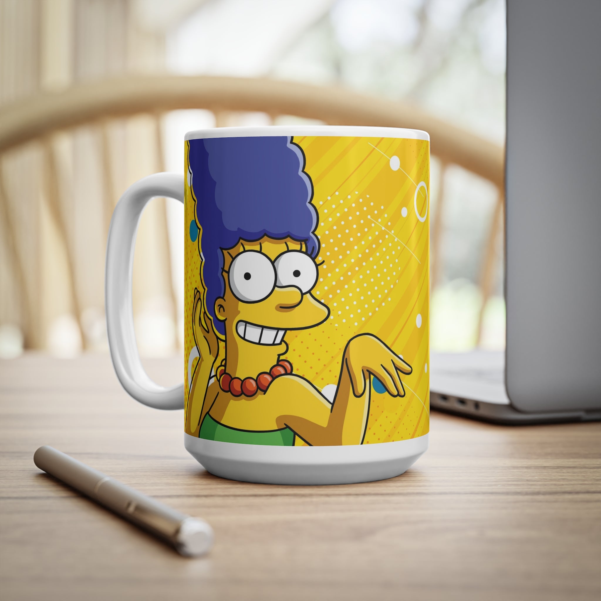 Taza Café Simpson. Marge